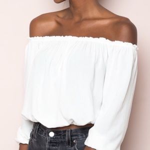 Brandy Melville Off the Shoulder Maura Top